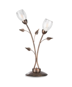 Onli Bronzo Lampada Da Tavolo 1 Luce "Grande" E14